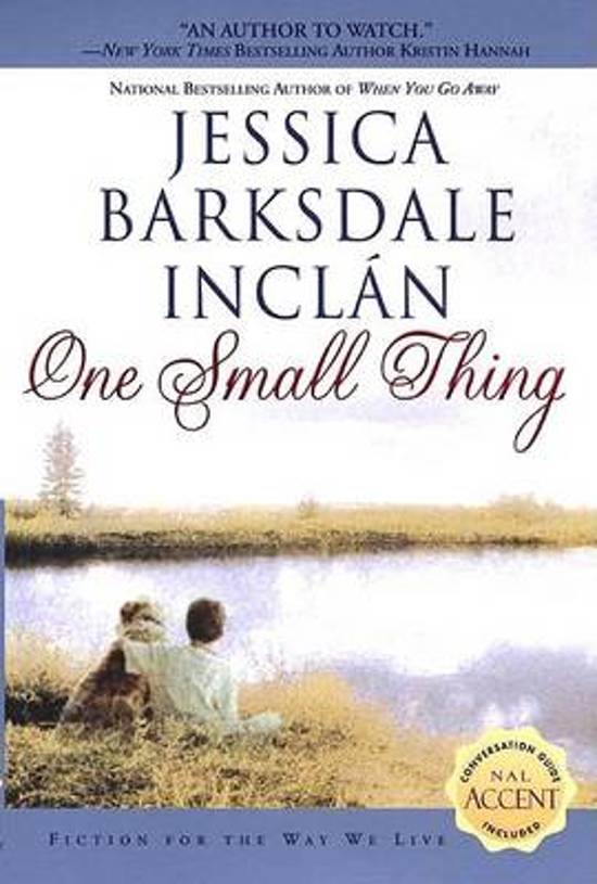 One Small Thing by Jessica Barksdale Inclan te koop op hetbookcafe.nl