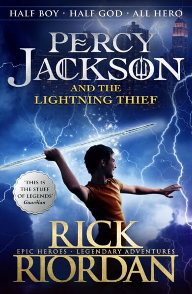 Percy Jackson & The Lightning Thief by Rick Riordan te koop op hetbookcafe.nl